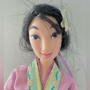 Mattel Disney Enchanted Seasons Collection Spring Blossom Mulan Doll with Stand